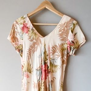 Tropical Long Vintage Dress